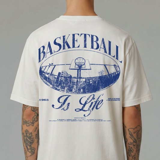 3PointWear Basketball Is Life Oversized Shirt