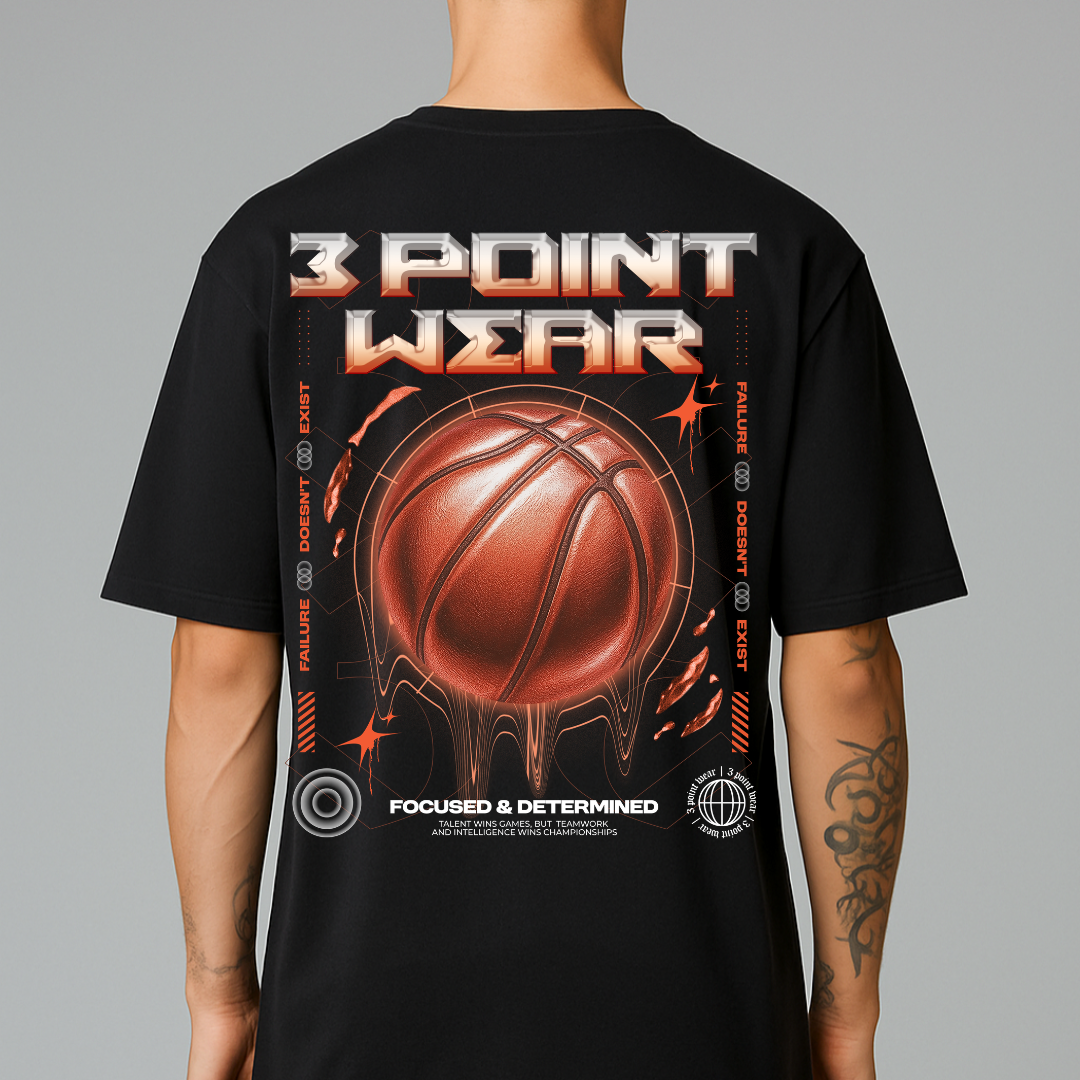 3PointWear Focused And Determined Oversized Shirt