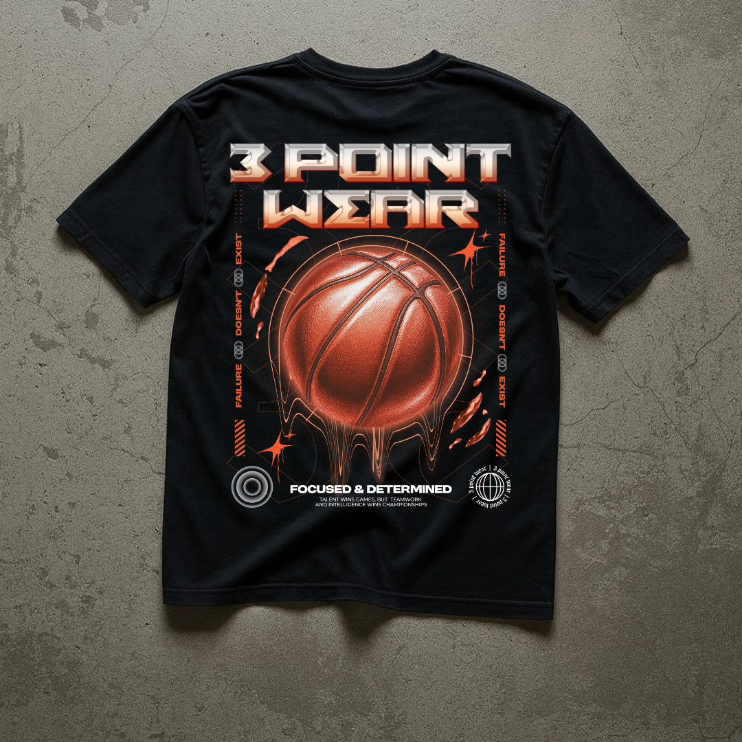 3PointWear Focused And Determined Oversized Shirt