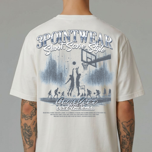 3PointWear Game Over When I Get The Ball Oversized Shirt