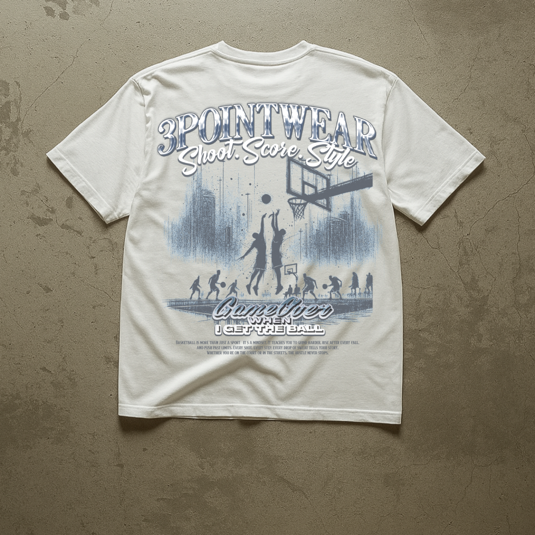 3PointWear Game Over When I Get The Ball Oversized Shirt