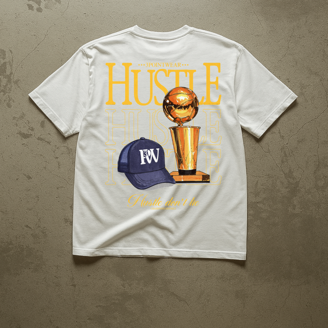 3PointWear Hustle Don´t Lie Oversized Shirt