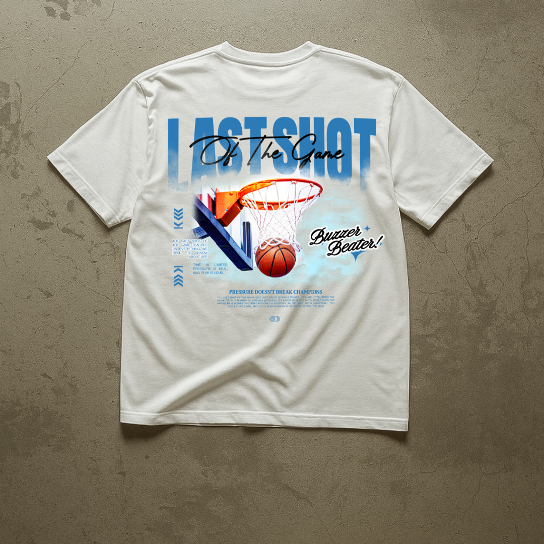 3PointWear Last Shot Of The Game Oversized Shirt