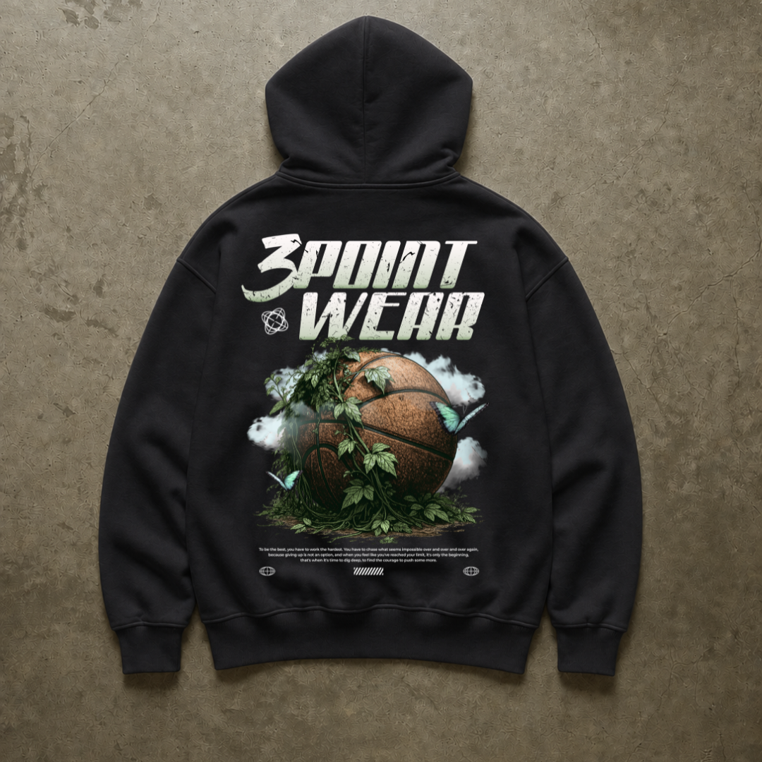 3PointWear Basketball Apocalypse Oversized Hoodie