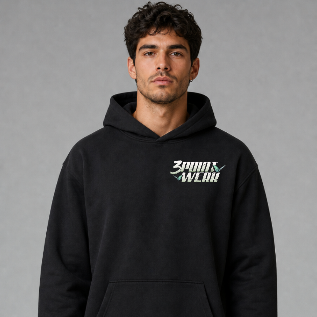 3PointWear Basketball Apocalypse Oversized Hoodie