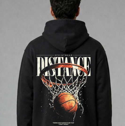 3PointWear There Is No Range From That I Can´t Shoot Oversized Hoodie