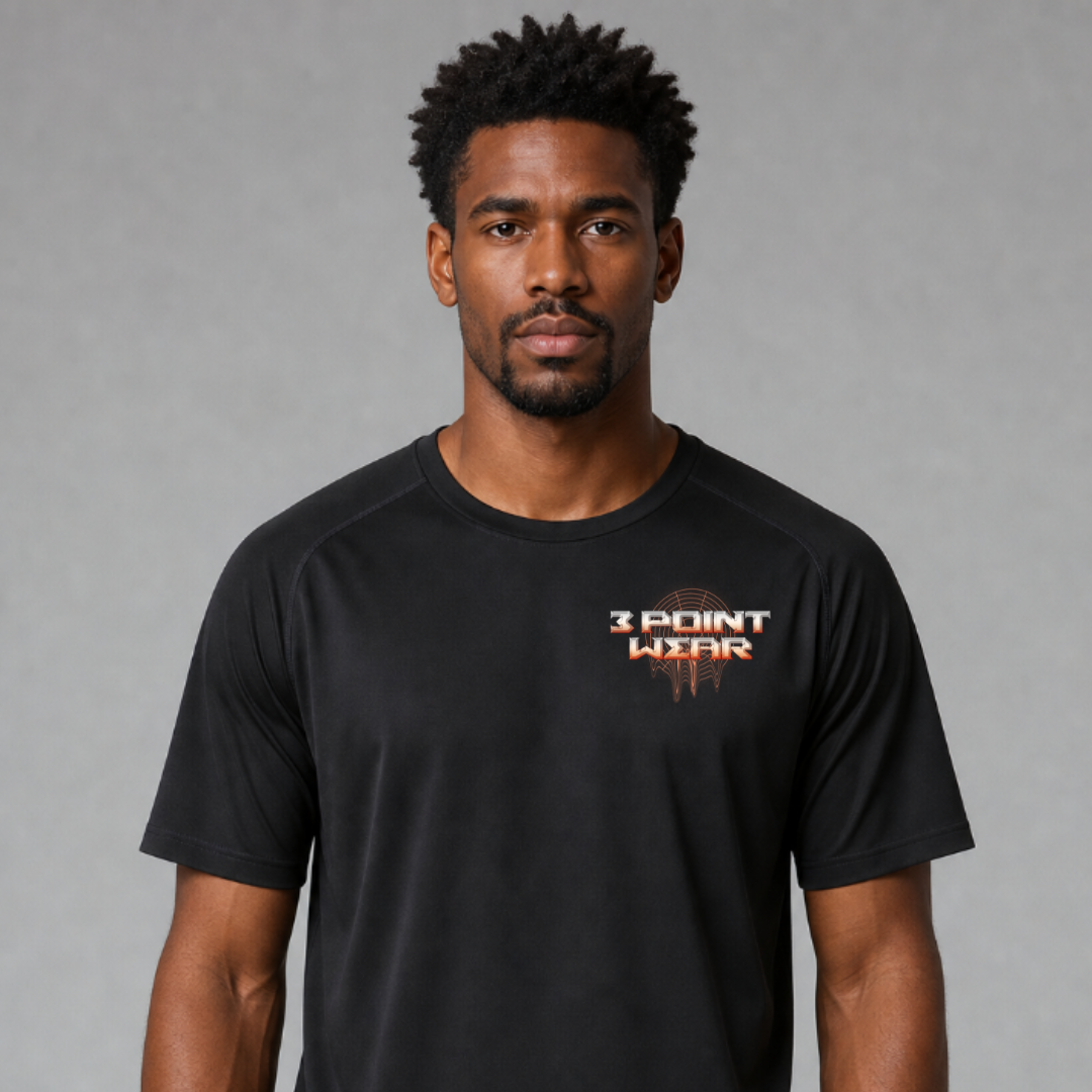 3PointWear Focused And Determined Sport-Shirt