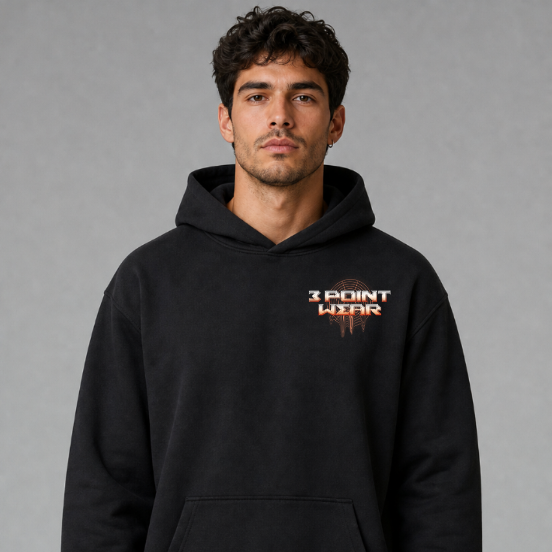 3PointWear Focused And Determined Oversized Hoodie