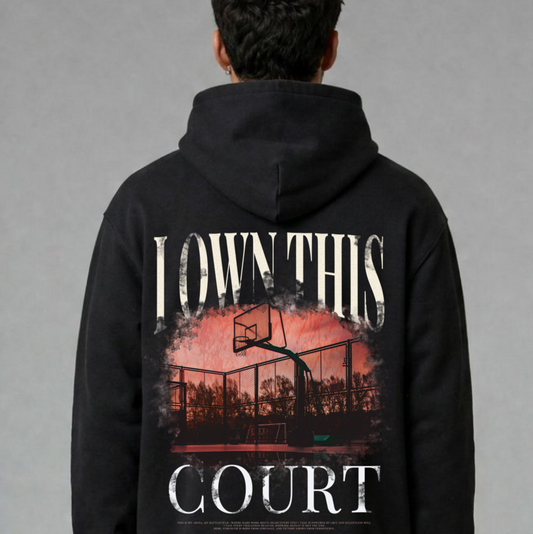 3PointWear I Own This Court Oversized Hoodie