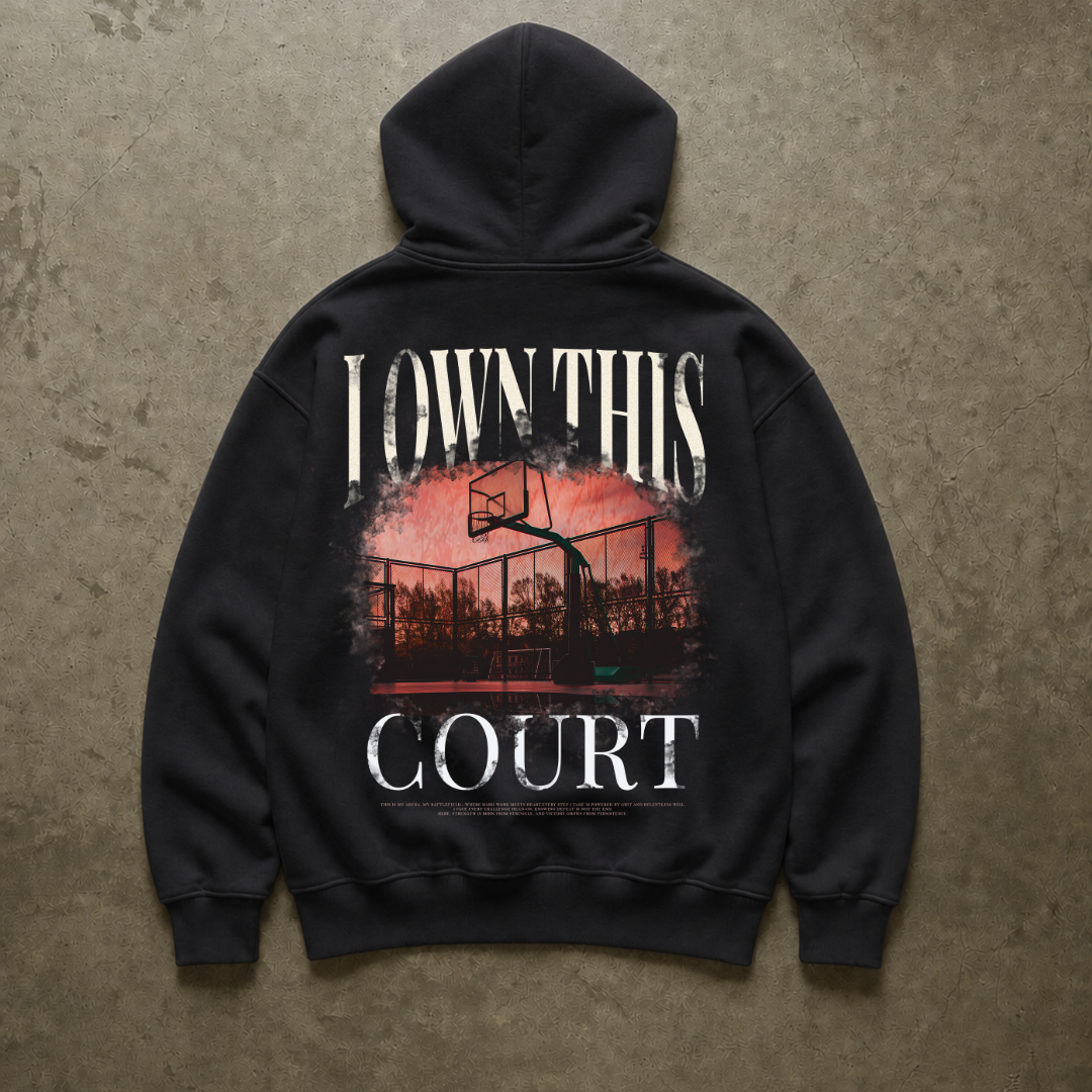 3PointWear I Own This Court Oversized Hoodie