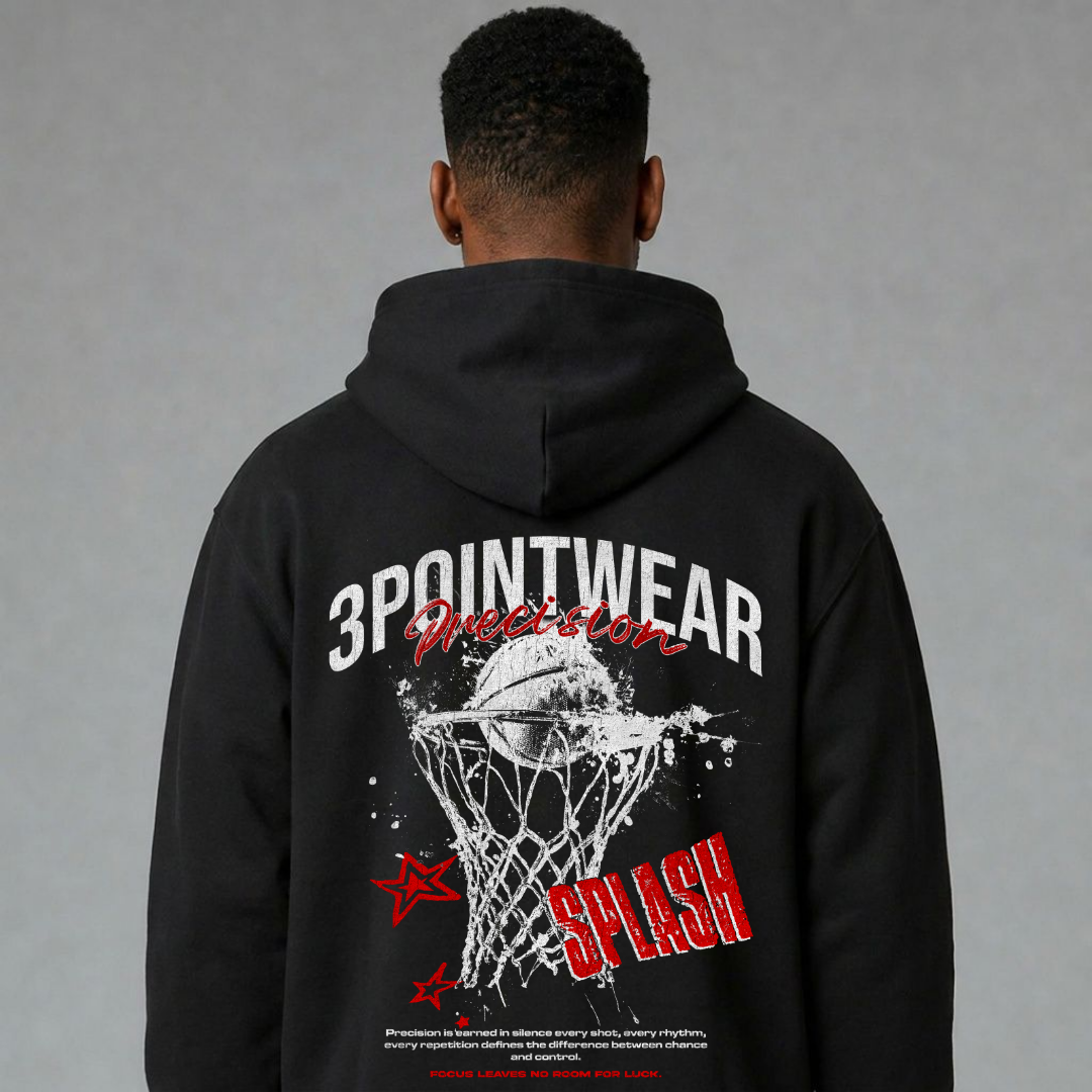 3PointWear Precision Oversized Zipper Hoodie