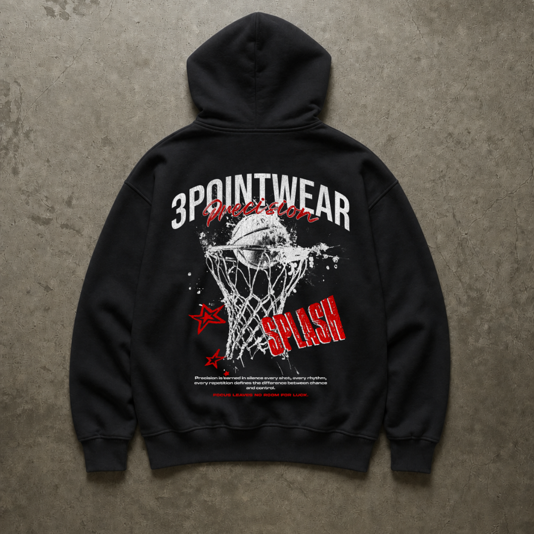 3PointWear Precision Oversized Zipper Hoodie
