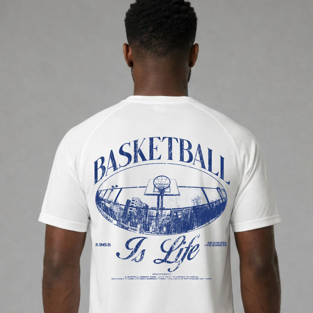 3PointWear Basketball Is Life Sport-Shirt