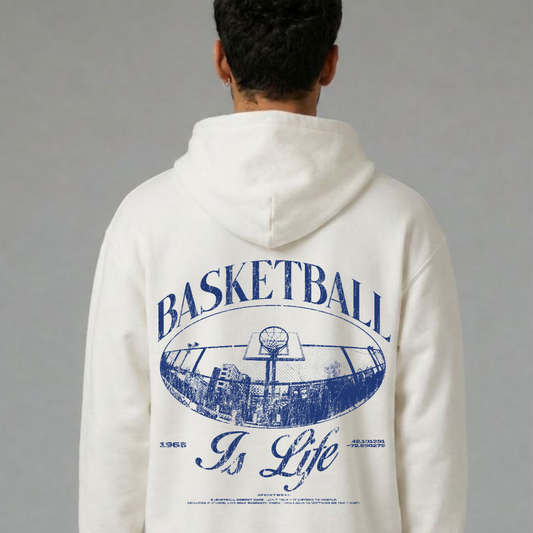 3PointWear Basketball Is Life Oversized Hoodie
