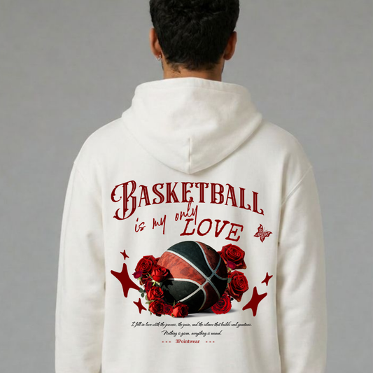 3PointWear Basketball Is My Only Love Oversized Hoodie