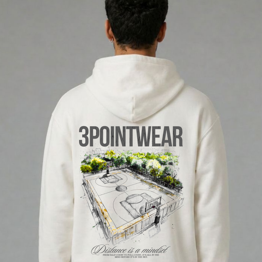 3PointWear Distance Is A Mindset Oversized Hoodie
