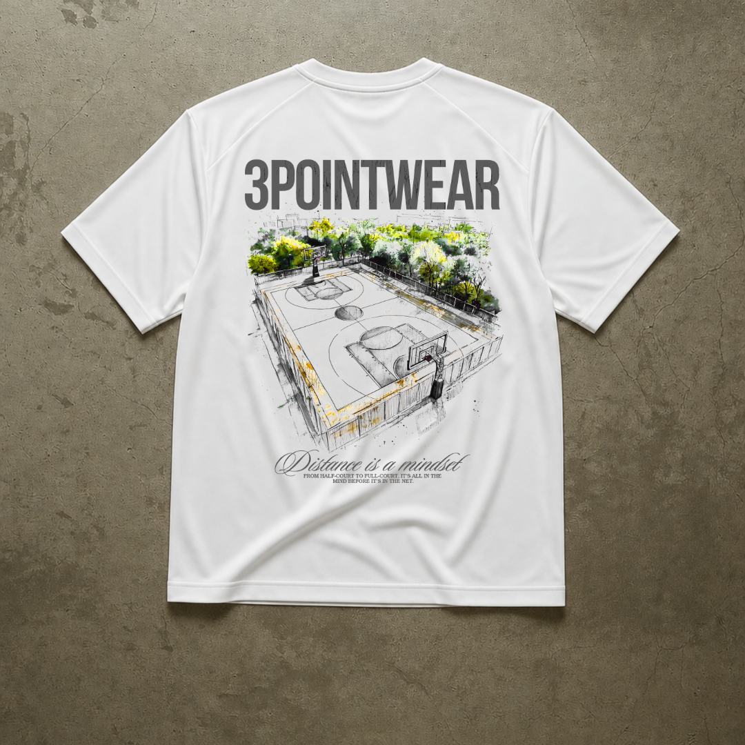 3PointWear Distance Is A Mindset Sport-Shirt