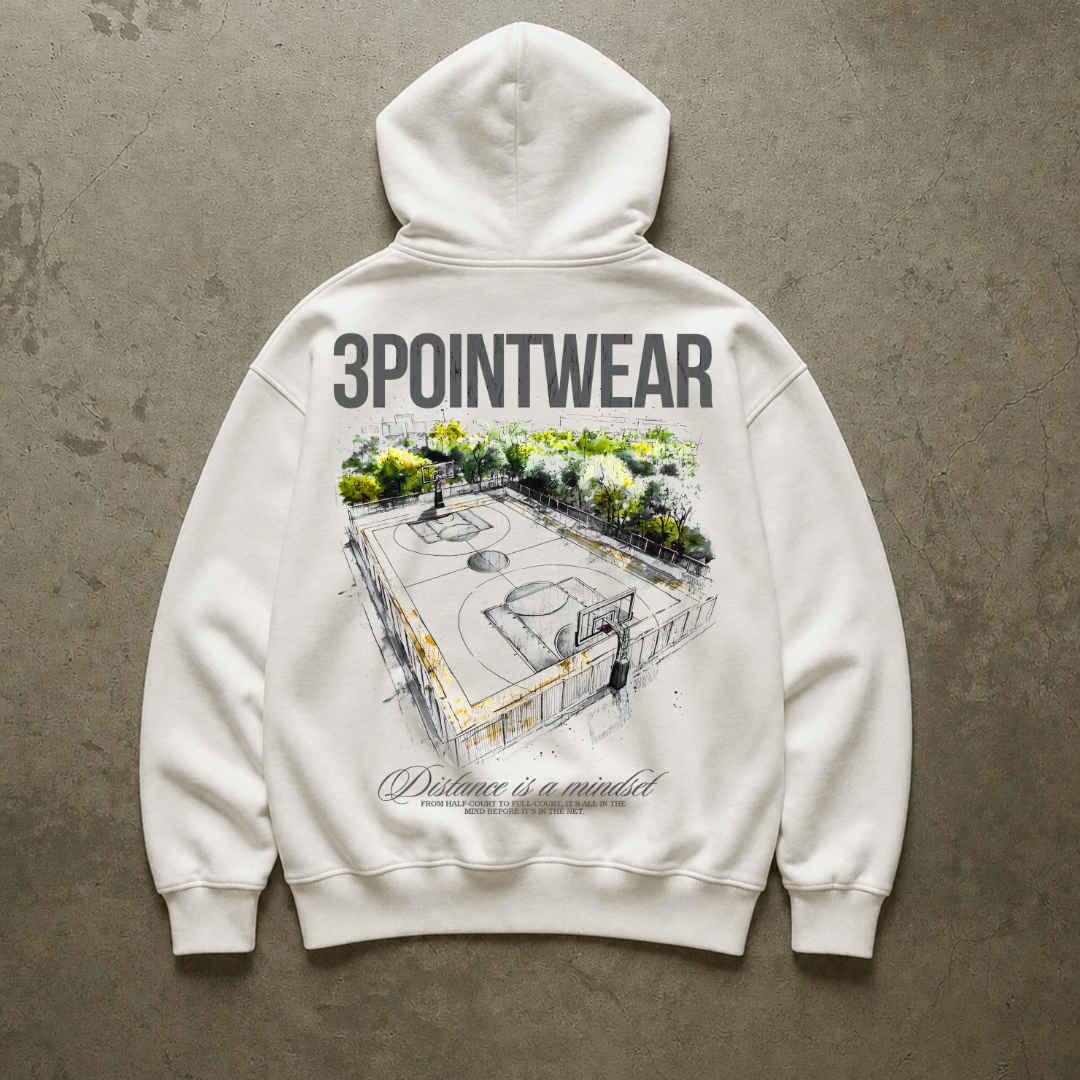 3PointWear Distance Is A Mindset Oversized Hoodie