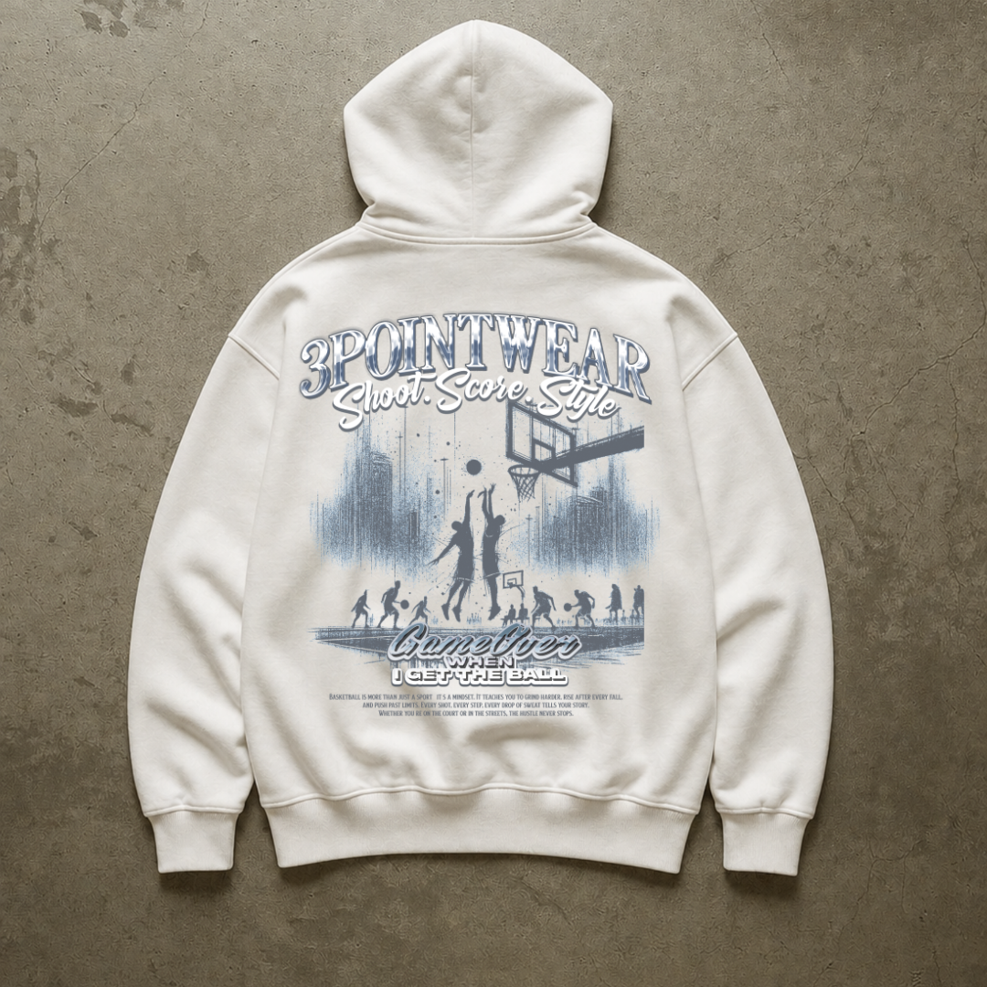 3PointWear Game Over When I Get The Ball Oversized Hoodie