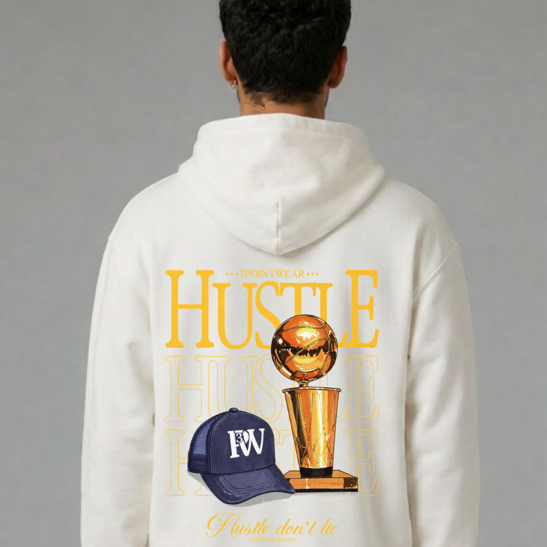 3PointWear Hustle Don´t Lie Oversized Hoodie