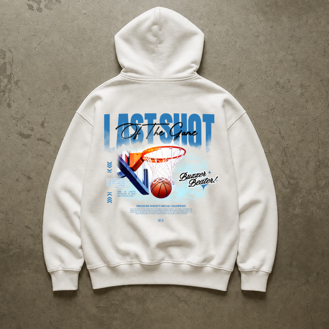 3PointWear Last Shot Of The Game Oversized Hoodie