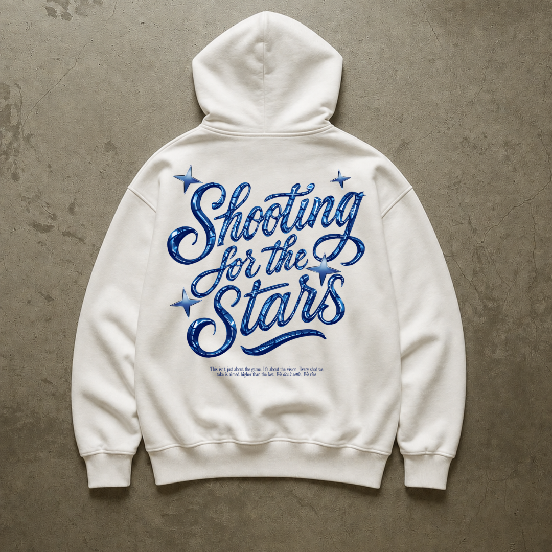 3PointWear Shooting For The Stars Oversized Hoodie